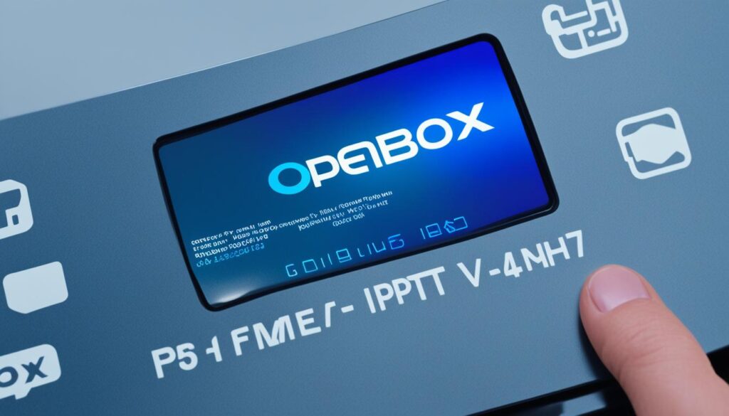 Firmware upgrade for Openbox IPTV setup